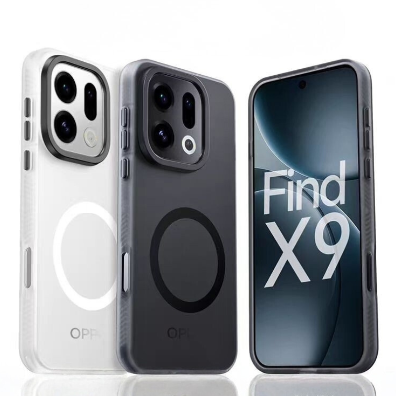 Cargue la imagen en el visor de la galería, [Magsafe Compatible] OPPO Find X9/Pro - Matte Full Coverage Shockproof Case - i-Station Mobile Phone &amp; Electronic Device Repair and Accessories
