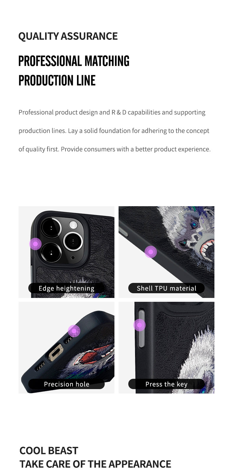 Cargue la imagen en el visor de la galería, Nimmy Dazzling Series iPhone 15/Pro/Max Embroidery 3D Cool Case - Polar Tech Australia
