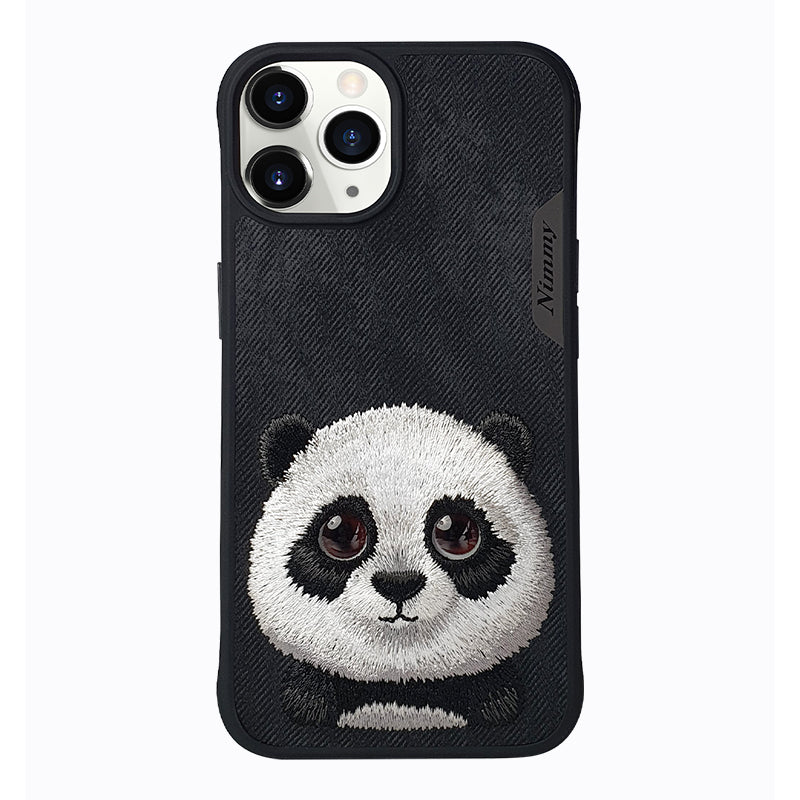 Cargue la imagen en el visor de la galería, Nimmy Pet Animal Big Eye Series iPhone 13/14/15/Pro/Max Embroidery 3D Cute Cool Case - Polar Tech Australia
