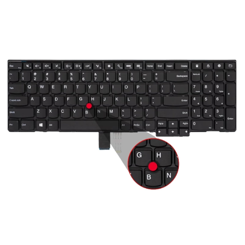 Chargez l&#39;image dans la visionneuse de la galerie, Lenovo ThinkPad E531 E540 / T540P T550 T560 / W540 W541 W550 W550S / L540 L560 L570 Series - Laptop Keyboard With Backlit US Layout
