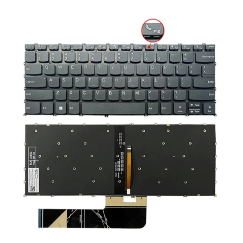 Chargez l&#39;image dans la visionneuse de la galerie, Lenovo IdeaPad Yoga Slim 7 Pro-14IHU5 / 7 Pro-14ITL5 / Yoga Slim 7 Pro-14ACH5 / 7 Pro 14IAP7 Series - Laptop Keyboard With Backlit US Layout
