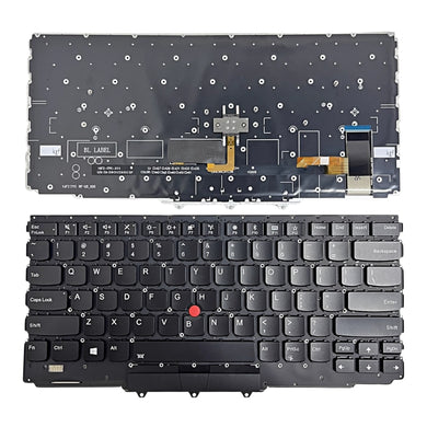Lenovo ThinkPad X1 Yoga 2nd Gen 2 (Year 2017) Series - Laptop Keyboard With Backlit US Layout
