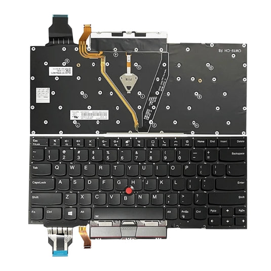 Lenovo ThinkPad X1 Yoga 5th Gen 5 (Year 2020) Series - Laptop Keyboard With Backlit US Layout