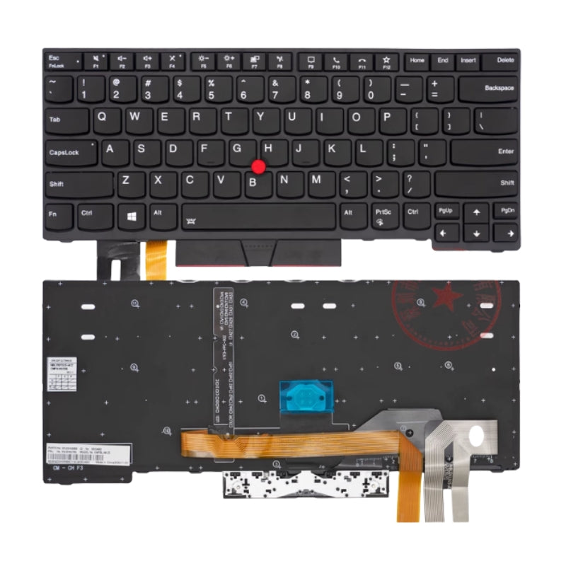 Chargez l&#39;image dans la visionneuse de la galerie, Lenovo ThinkPad P14S Series - Laptop Keyboard With Backlit US Layout
