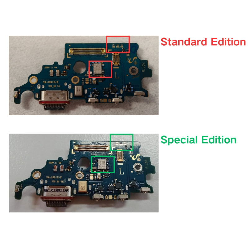 Cargue la imagen en el visor de la galería, Samsung Galaxy S21 5G (SM-G991) Charging Port/Sim Reader/Mic Sub Board - Polar Tech Australia
