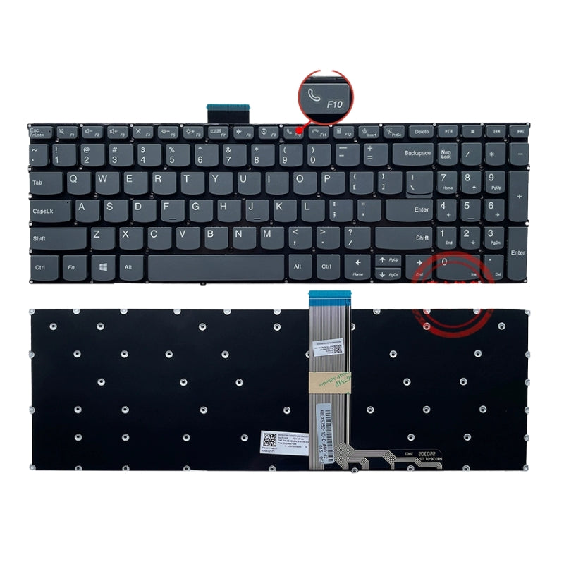 Chargez l&#39;image dans la visionneuse de la galerie, Lenovo IdeaPad 1 15AMN7 / 15IRU7 / 15ADA7 / 15IGL7 / 15IJL7 / 15IAU7 Series - Laptop Keyboard With Backlit US Layout
