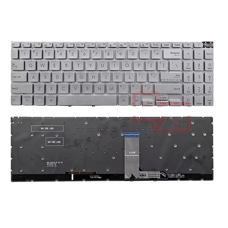 Cargue la imagen en el visor de la galería, ASUS Vivobook Pro 15 16 K6602Z K6502V N7601Z M7600Q Series - Laptop Keyboard With Backlit US Layout
