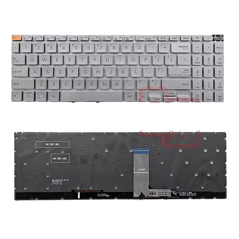 Cargue la imagen en el visor de la galería, ASUS Vivobook Pro 15 16 K6602Z K6502V N7601Z M7600Q Series - Laptop Keyboard With Backlit US Layout
