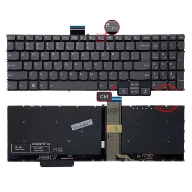 Lenovo ThinkBook 16 G5+ ARA ARP IAP APO IRH (Year 2022 2023) Series - Laptop Keyboard With Backlit US Layout