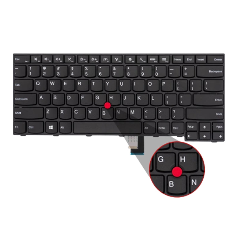 Chargez l&#39;image dans la visionneuse de la galerie, Lenovo ThinkPad E450 E450C E455 E460 E465 / W450 Series - Laptop Keyboard Without Backlit US Layout

