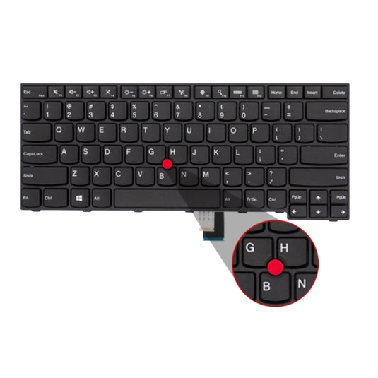 Lenovo ThinkPad E450 E450C E455 E460 E465 / W450 Series - Laptop Keyboard Without Backlit US Layout