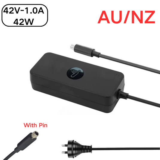 [42W/42V-1.0A] Original Genuine Segway Ninebot ES1 ES2 ES4 MAX G30 F20A F25 F30 F40 Series - Scooter Charger