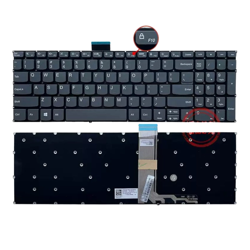 Chargez l&#39;image dans la visionneuse de la galerie, Lenovo IdeaPad 1 15AMN7 / 15IRU7 / 15ADA7 / 15IGL7 / 15IJL7 / 15IAU7 Series - Laptop Keyboard With Backlit US Layout
