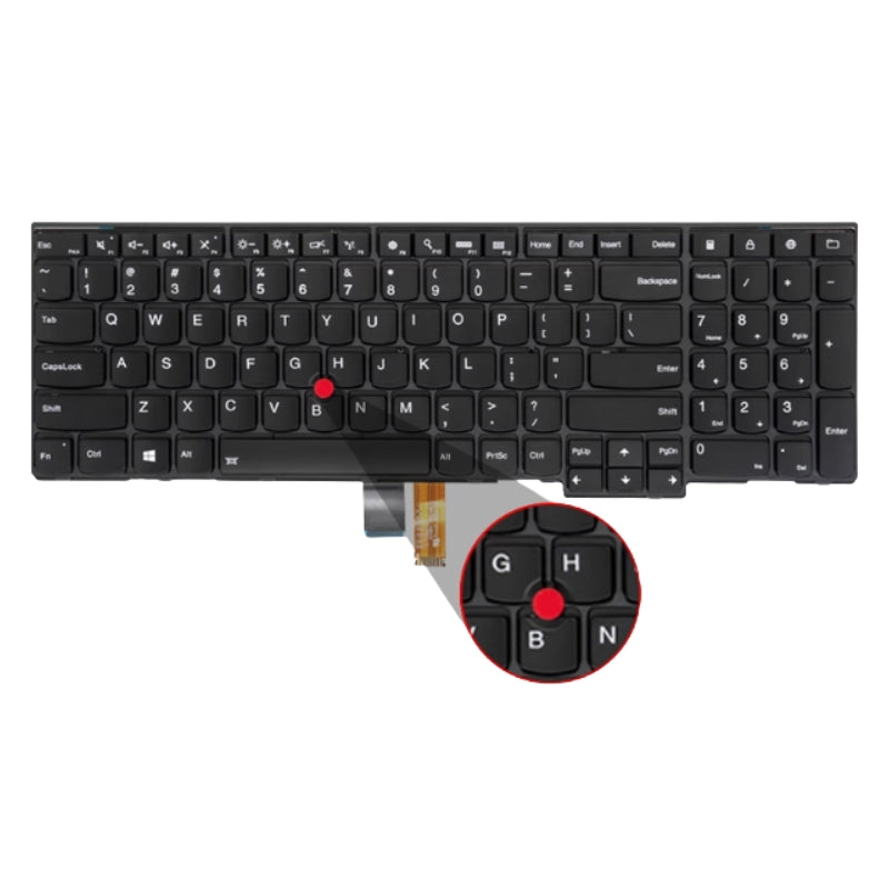 Chargez l&#39;image dans la visionneuse de la galerie, Lenovo ThinkPad E531 E540 / T540P T550 T560 / W540 W541 W550 W550S / L540 L560 L570 Series - Laptop Keyboard With Backlit US Layout
