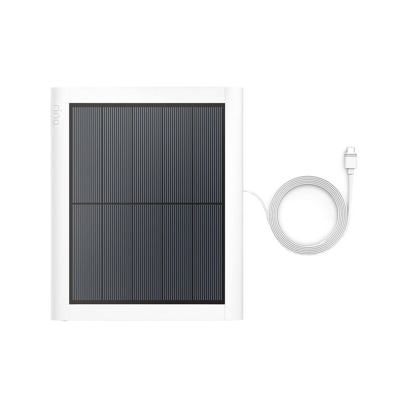 Load image into Gallery viewer, [B0B27JY45L] Ring Solar Panel (2nd Gen) - White Ring Spotlight Battery - Polar Tech Australia
