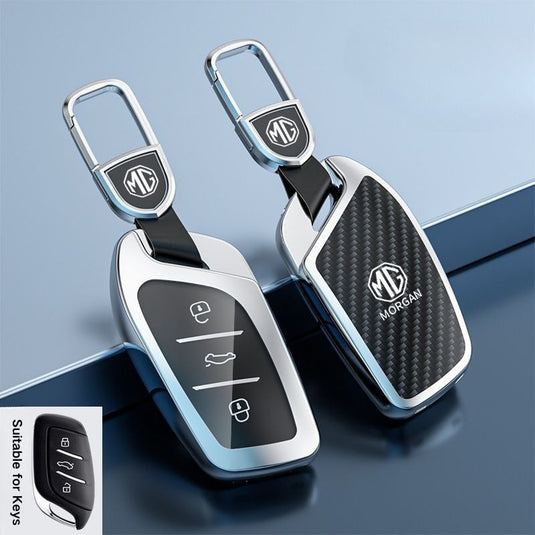 MG Zinc Alloy + TPU Smart Car Key Fob Case Cover For MG3, MG5, MG6, MG7, GT, GSF, ONE, ZS, EV EZS, HS, EHS,ONE - Polar Tech Australia