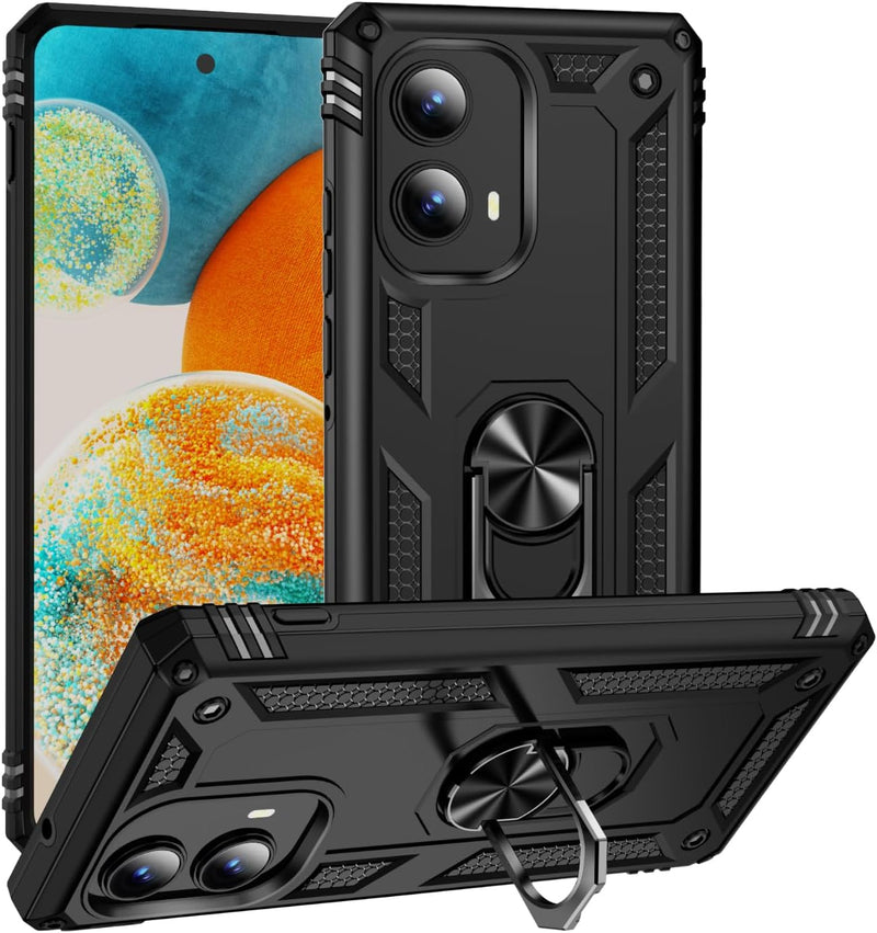 Load image into Gallery viewer, [Built-in 360-degree rotatable ring bracket] Motorola Moto Edge 2024 - Shield Shockproof Rugged Heavy Duty Case - Polar Tech Australia
