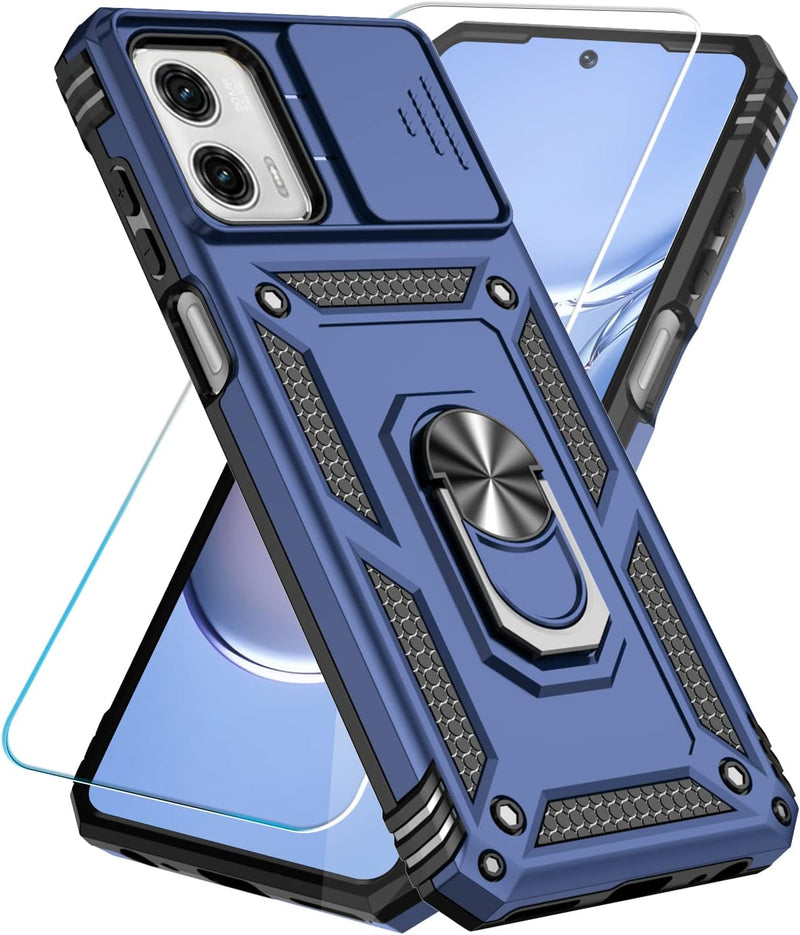 Load image into Gallery viewer, [Magnetic Ring Kickstand][Slide Camera Cover] Motorola Moto G 5G 2023/Moto G Power 2023 - Shield Shockproof Rugged Heavy Duty Case - Polar Tech Australia
