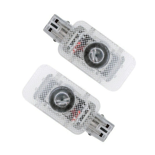 [1 Pair] Volvo Car 3D Door Logo Light Brand Shadow Lights - Polar Tech Australia