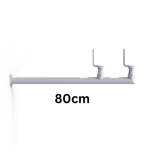 [1 Split 2] Universal Aluminium CCTV Bullet Camera Wall or Ceiling Mount Bracket Holder - Polar Tech Australia