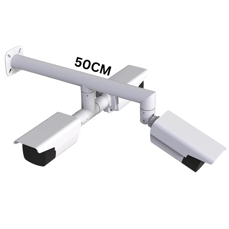 Chargez l&#39;image dans la visionneuse de la galerie, [1 Split 3] Universal Aluminium CCTV Bullet Camera Wall or Ceiling Mount Bracket Holder - Polar Tech Australia
