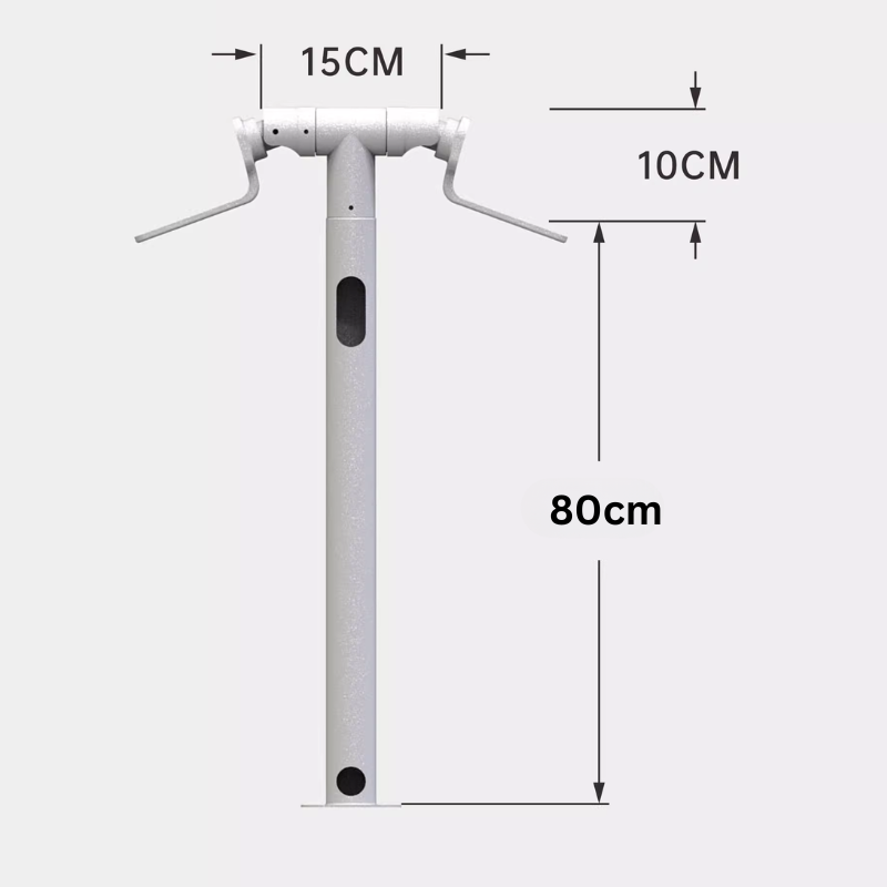 Chargez l&#39;image dans la visionneuse de la galerie, [1 Split 2][Horizontal] Universal Aluminium CCTV Bullet Camera Wall or Ceiling Mount Bracket Holder - Polar Tech Australia
