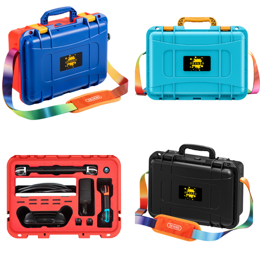 Nintendo Switch & Switch OLED  - Heavy Duty Waterproof All-in-one Multifunction Durable Carry Box Travel Storage Suitcase