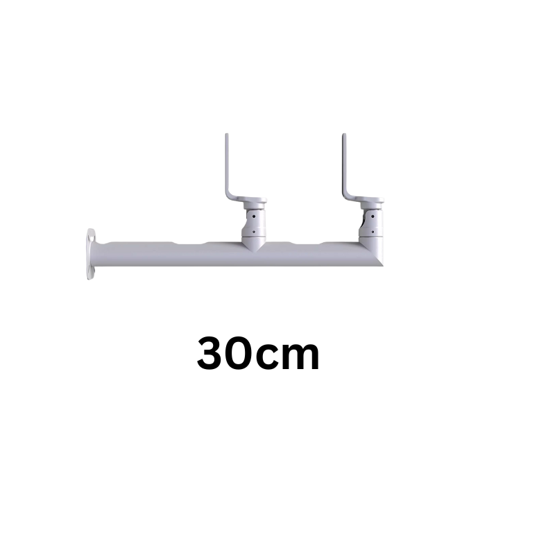 Chargez l&#39;image dans la visionneuse de la galerie, [1 Split 2] Universal Aluminium CCTV Bullet Camera Wall or Ceiling Mount Bracket Holder - Polar Tech Australia
