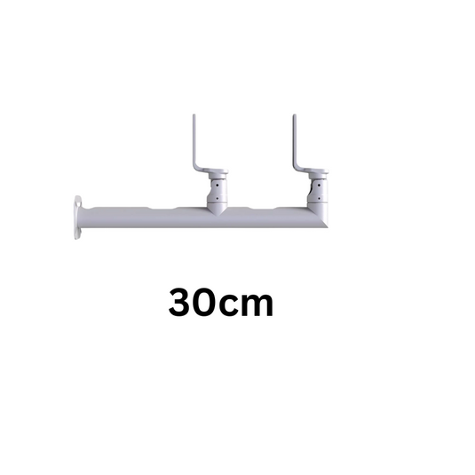 [1 Split 2] Universal Aluminium CCTV Bullet Camera Wall or Ceiling Mount Bracket Holder - Polar Tech Australia