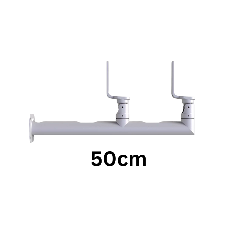 Chargez l&#39;image dans la visionneuse de la galerie, [1 Split 2] Universal Aluminium CCTV Bullet Camera Wall or Ceiling Mount Bracket Holder - Polar Tech Australia
