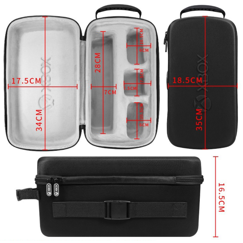 Cargue la imagen en el visor de la galería, XBox Series S - Large EVA Hard Shell Box Travel Hand Carry Bag Protection Case
