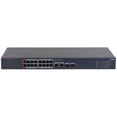 [DH-CS4220-16GT-190] Dahua 20 Port Layer 2 Cloud Managed Network Switch with 16 PoE Ports plus 2 Gigabit Uplink Ports and 2 SFP Ports