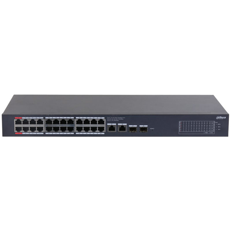Load image into Gallery viewer, [DH-CS4228-24GT-375] Dahua 28 Port Layer 2 Cloud Managed Network Switch with 24 PoE Ports plus 2 Gigabit Uplink Ports and 2 SFP Ports - Polar Tech Australia
