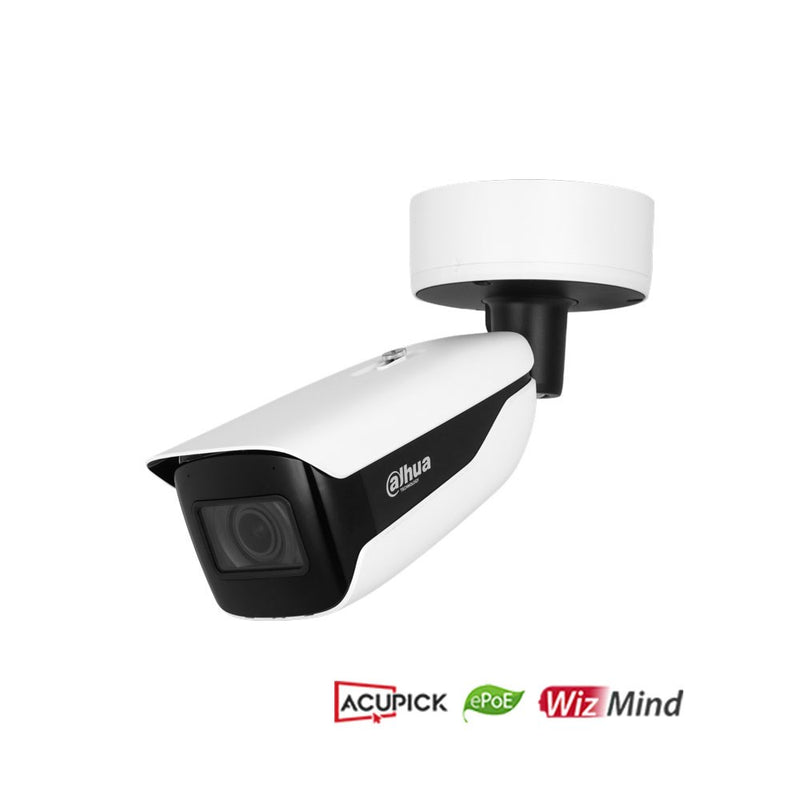 Cargue la imagen en el visor de la galería, [DH-IPC-HFW5842H-Z4HE-S3] Dahua WizMind S Series 8MP Bullet Network Camera with 8-32mm Varifocal Lens AI Powered Image Technology IP67 IK10
