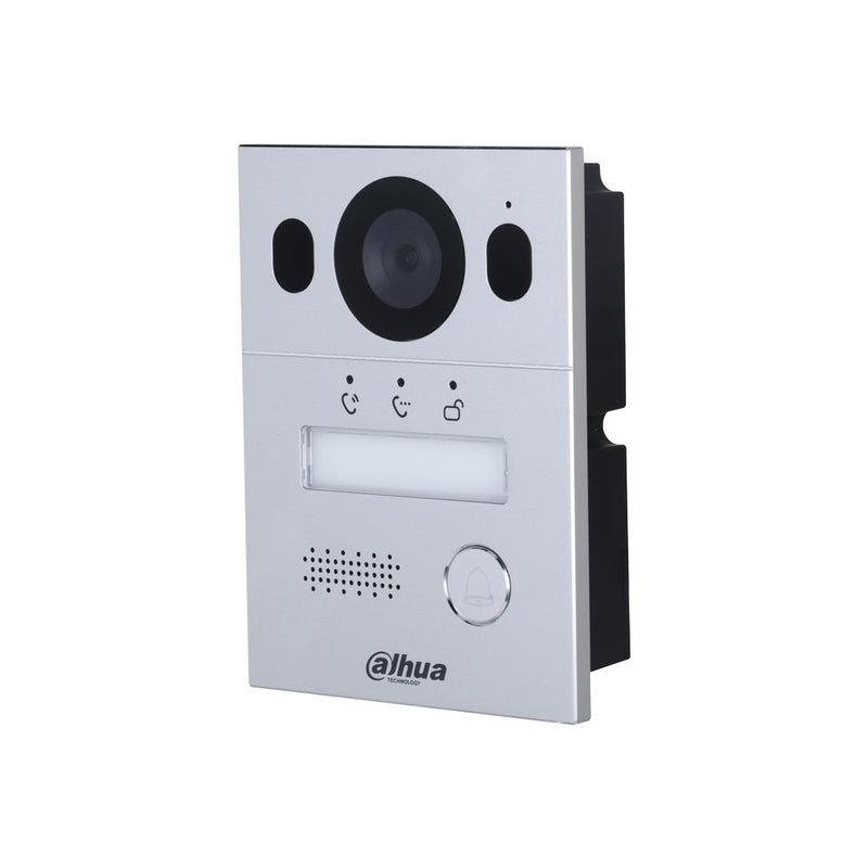 Load image into Gallery viewer, [DHI-VTO2003F] Dahua Hybrid 2-Wire Video 1 Button Silver Residential Intercom Door Station with 2MP Camera IP65 IK07 - Polar Tech Australia
