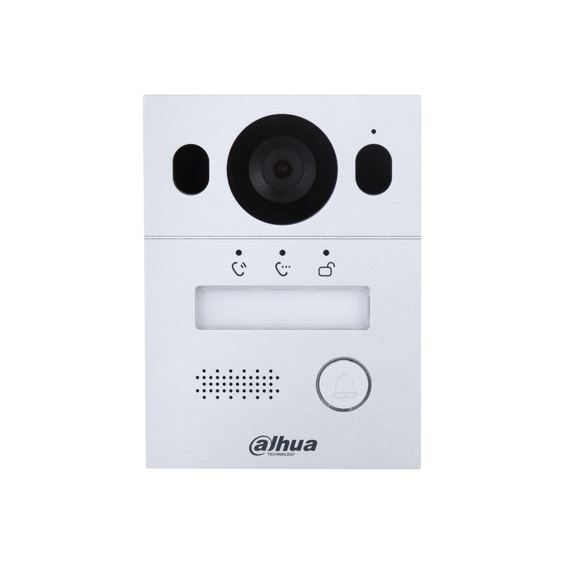 Load image into Gallery viewer, [DHI-VTO2003F] Dahua Hybrid 2-Wire Video 1 Button Silver Residential Intercom Door Station with 2MP Camera IP65 IK07 - Polar Tech Australia
