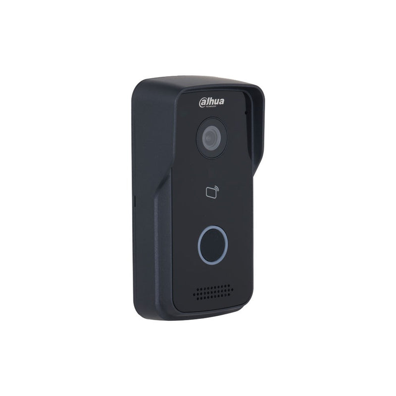 Cargue la imagen en el visor de la galería, [DHI-VTO2111D-P-S3] Dahua IP Video 1 Button Black Residential Intercom Door Station with 2MP Camera and Card Reader IP65 - Polar Tech Australia
