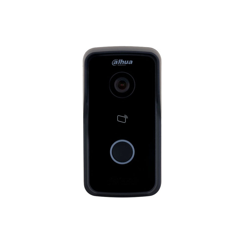 Cargue la imagen en el visor de la galería, [DHI-VTO2111D-P-S3] Dahua IP Video 1 Button Black Residential Intercom Door Station with 2MP Camera and Card Reader IP65 - Polar Tech Australia

