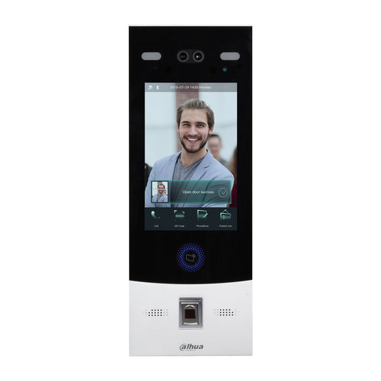 [DHI-VTO7541G] Dahua IP Video Silver / Black Apartment Intercom Door Station with 2MP Camera and Facial Recognition IP66 IK07 - Polar Tech Australia