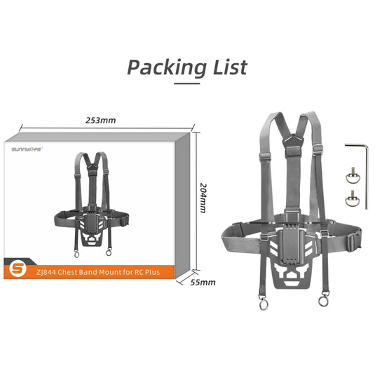 Sunnylife Waist Support Bracket &  Chest Strap for DJI RC Plus: Hands-Free Control - Polar Tech Australia