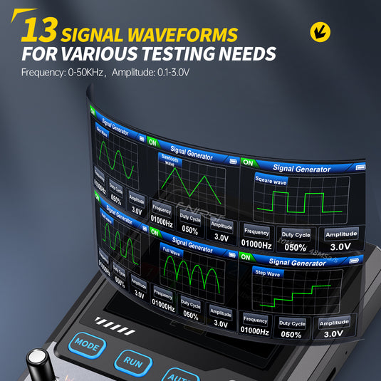 [DSO-TC4] FNIRSI 3-IN-1 10MHz 48MSa/s Digital Oscilloscope Transistor Tester Signal Generator