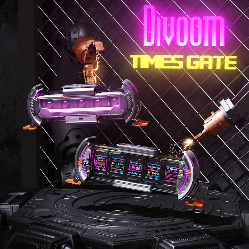 Chargez l&#39;image dans la visionneuse de la galerie, Divoom Times Gate | Pixel Art Informative Display Perfect Gift - Polar Tech Australia
