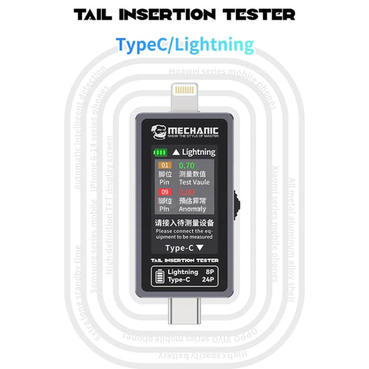 [T-824] Mechanic Auto detections Diagnosis For Apple Lightning & Andriod Type-C Port Device - Polar Tech Australia