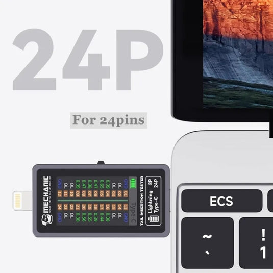 [T-824] Mechanic Auto detections Diagnosis For Apple Lightning & Andriod Type-C Port Device - Polar Tech Australia