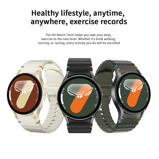 [Brand New] HD Watch7 mini 1.3 inch AMOLED Screen Smart Watch Supports Heart Rate Monitoring/Blood Oxygen Monitoring - Polar Tech Australia