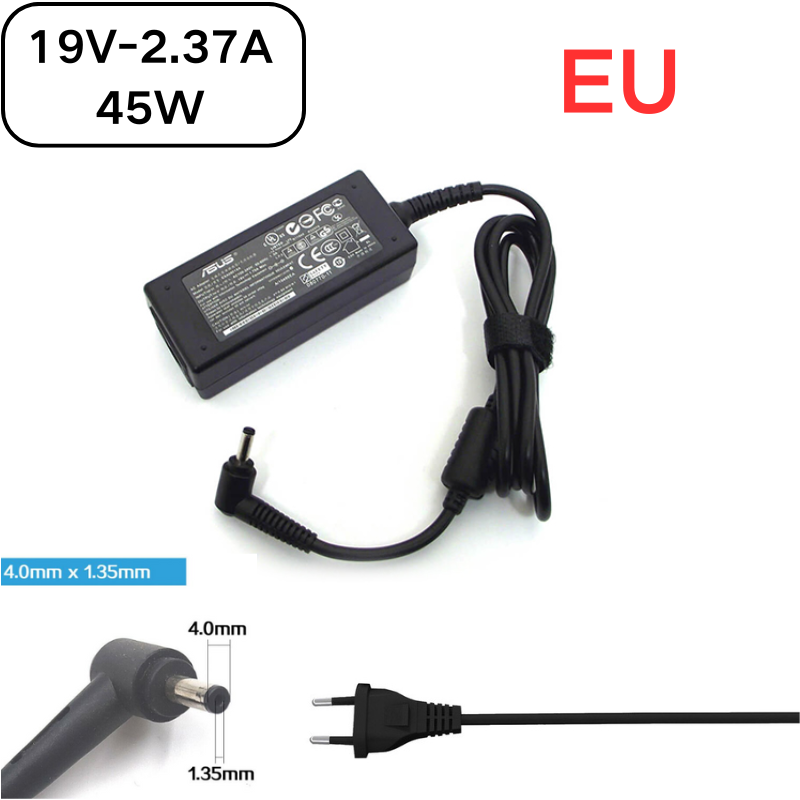 Chargez l&#39;image dans la visionneuse de la galerie, [19 V-2,37 A/45 W] [4,0 x 1,35] Chargeur adaptateur secteur pour ordinateur portable ASUS ZenBook
