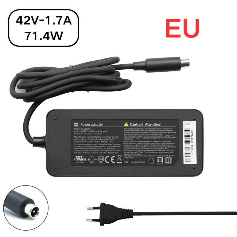 Cargue la imagen en el visor de la galería, [71.4W/42V-1.7A] Original Genuine Mi XIAOMI 1S / LITE / PRO / PRO 2 / 4 Pro Series - Electric Scooter Charger
