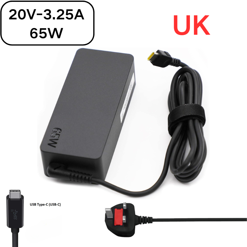 Chargez l&#39;image dans la visionneuse de la galerie, [65W][Type-C] Lenovo USB C Laptop AC Wall Travel Charger Travel Adapter - Polar Tech Australia
