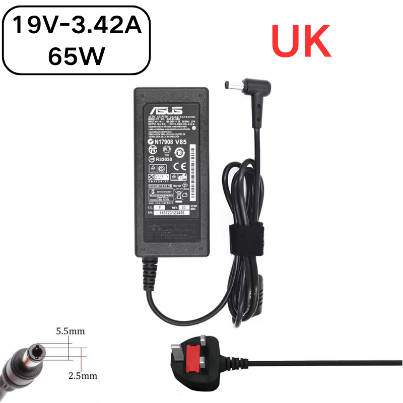 Load image into Gallery viewer, [19V-3.42A/65W][5.5x2.5] ASUS X550 X551 Laptop AC Power Supply Adapter Charger - Polar Tech Australia
