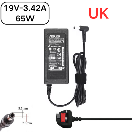 [19V-3.42A/65W][5.5x2.5] ASUS X550 X551 Laptop AC Power Supply Adapter Charger - Polar Tech Australia